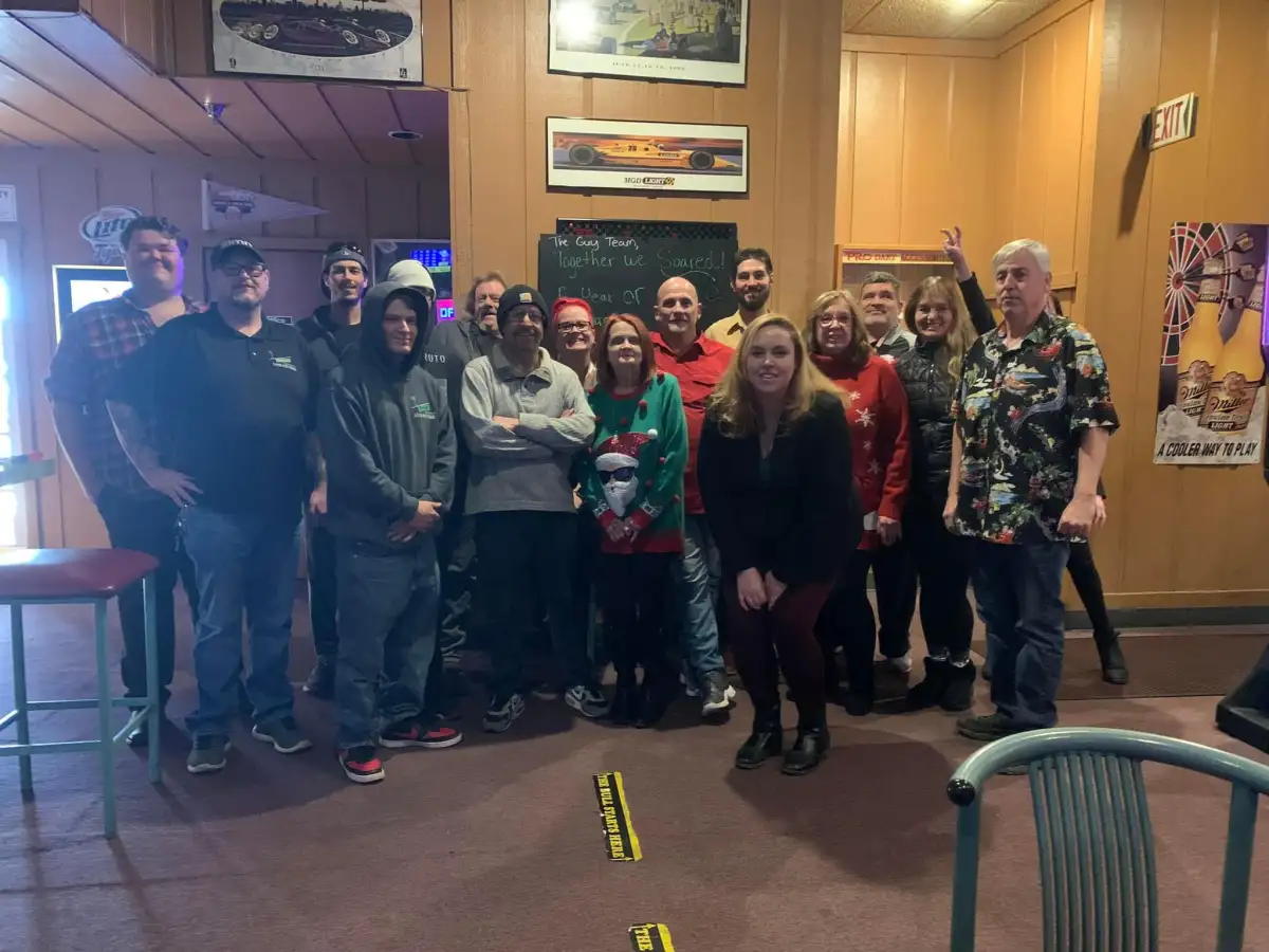 The Guy Outdoor Services team holiday celebration