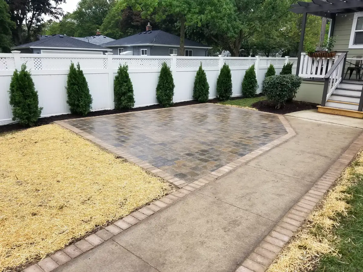 Premium patio and walkway installation in Troy, MI