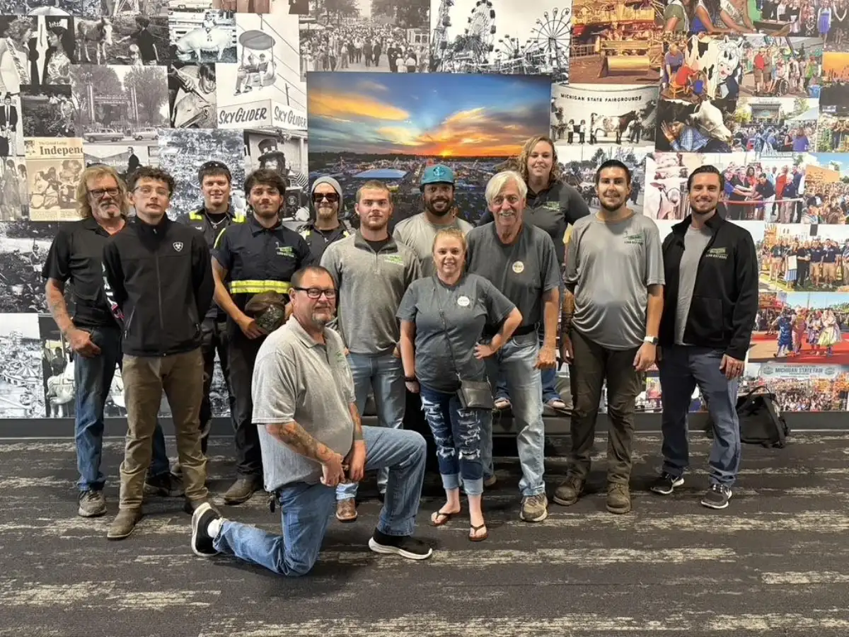 The Guy Outdoor Services full crew at team event