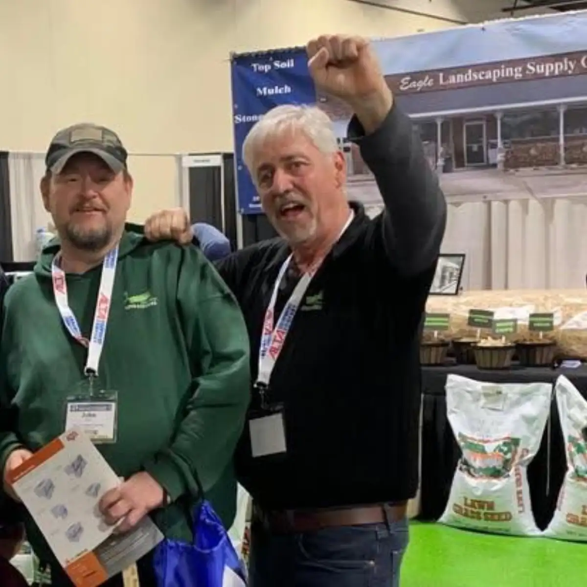 The Guy Outdoor Services team at industry trade show