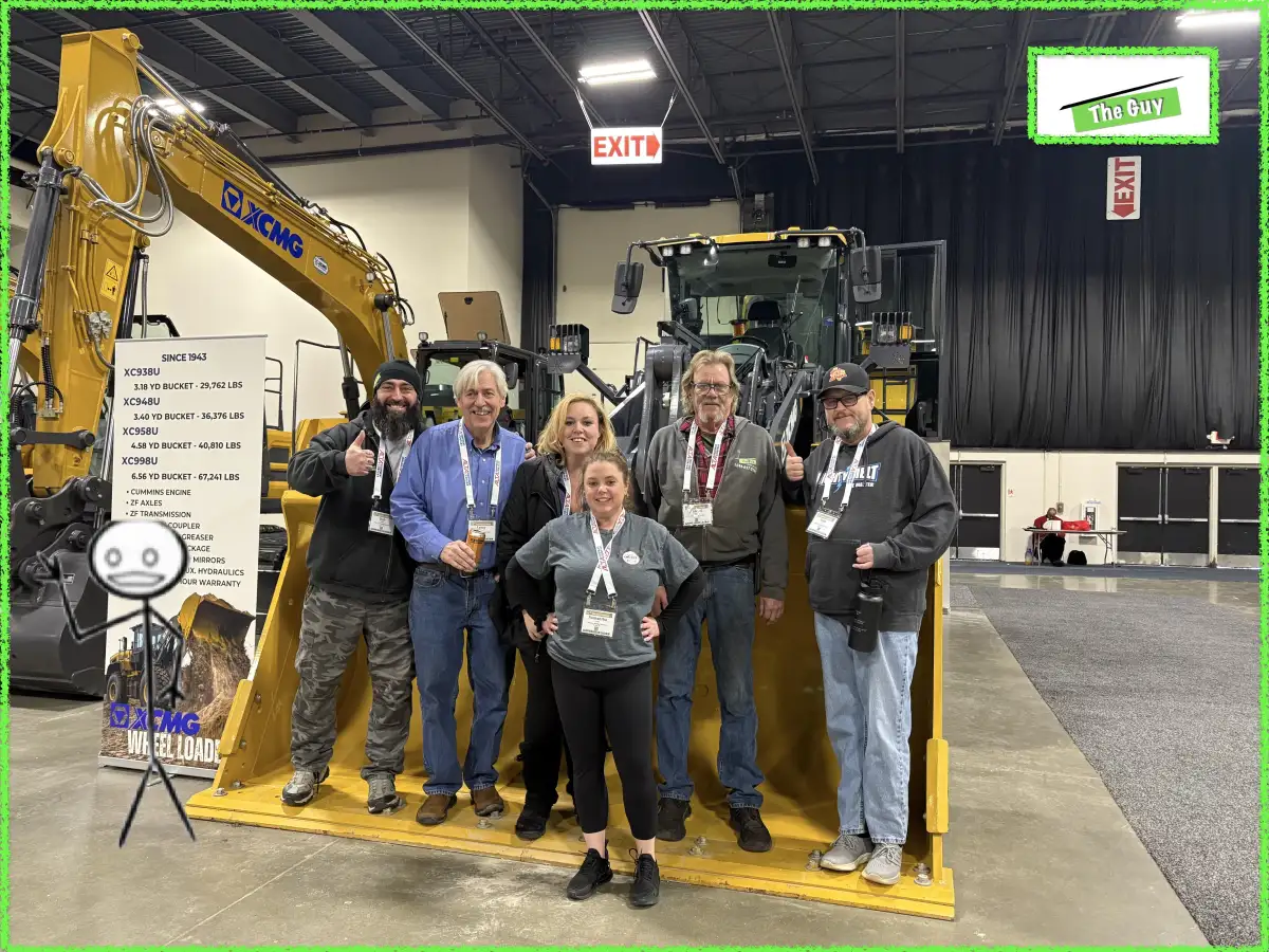 The Guy Outdoor Services crew at equipment expo